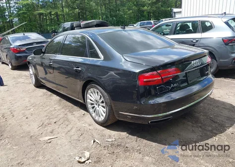 2015 Audi A8 L 3.0T из США, поврежденный, VIN WAU3GAFD4FN039482